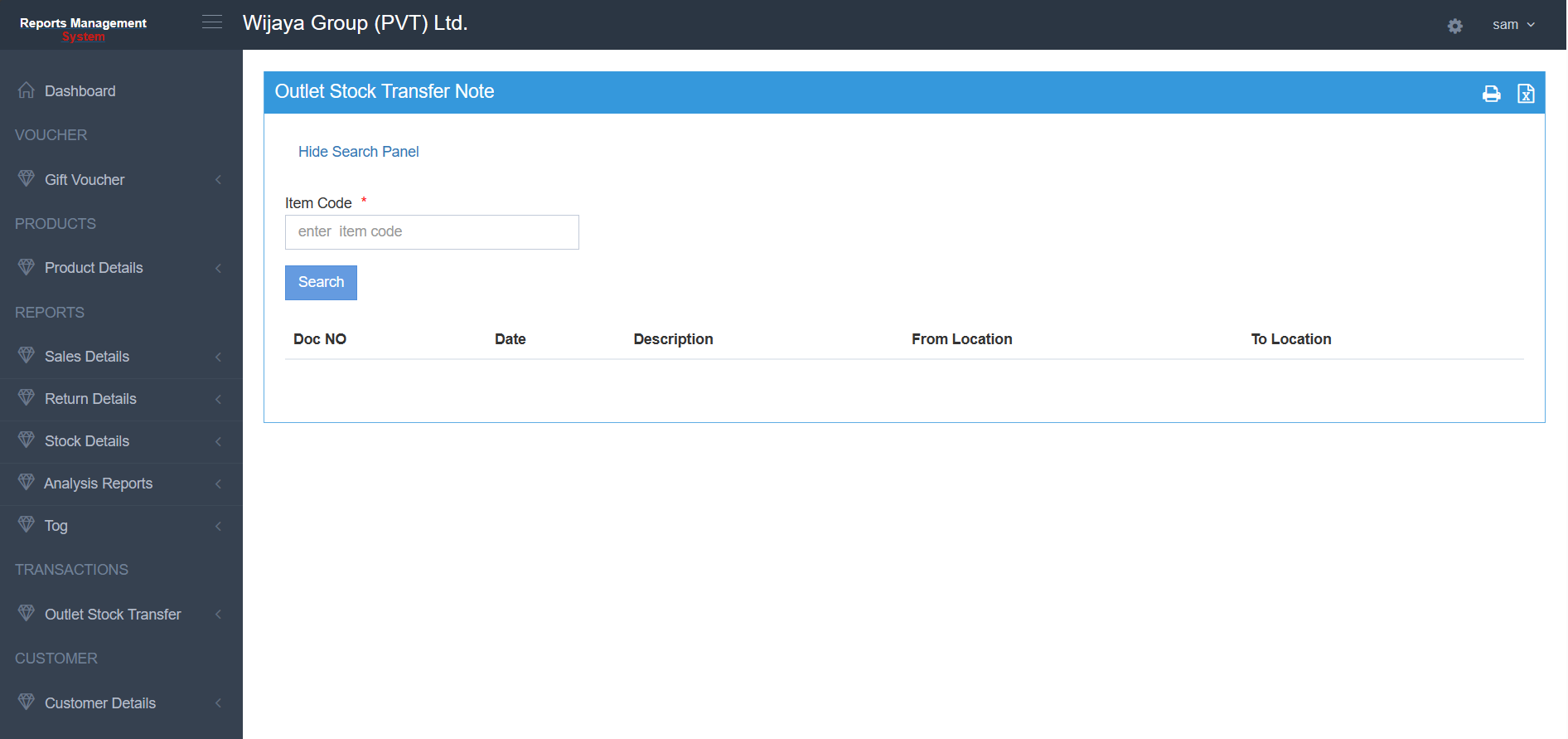 Report Management